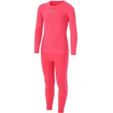 Jako Mädchen Thermo-Unterwäsche Set Longsleeve + Long Tight C6353-01 164/176 - Rouge Red - 164/176