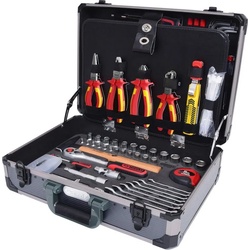 KS Tools Werkzeugkoffer 1/4" + 1/2“ Elektriker-Werkzeugkoffer, 128-tlg