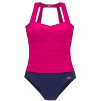 LASCANA Badeanzug Damen beere-marine Gr.38 Cup C