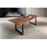 sam möbel gmbh MILO 300 x 100 cm Akazie natur/beige