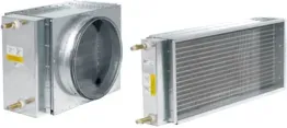 Exhausto PWW-Heizregister VEX160H ? 50x800 mm ? unisolierte, horizontale Ausführ...