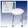 DRIVE Duschhocker Delphi geschlossen weiß max. 180 kg Höhe 45-55 cm