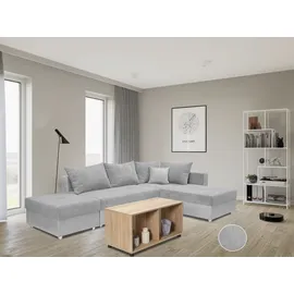 Collection AB »Italia L-Form«, mit Bettfunktion und Bettkasten, in Cord-Samt Mix