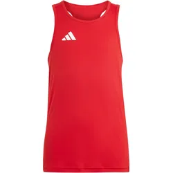 adidas Adizero Team Lauf-Singlet Kinder IT5062 - team power red 2/white 128