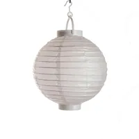 MARELIDA LED Lampion kaltweiße LED D: 20cm Kugel Laterne