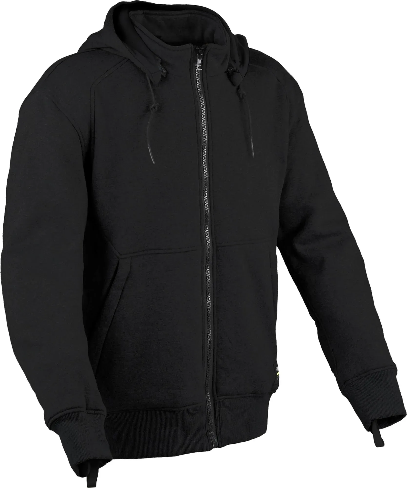 DIFI Soho Motorrad Zip Hoodie, schwarz, Größe L für Männer
