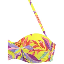 s.Oliver Bikini-Top Damen Gelb/Mehrfarbig 36 Cup A