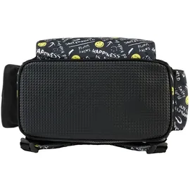 Goldkids 4er-Set Schulranzen Emoji Motiv Schwarz/Bunt