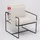 Albatros Sessel Breston hochwertiger Stoff 70 x 80 x 90 cm Beige mit Kissen
