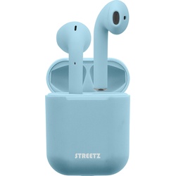 Streetz TWS – Semi-in-Ear Earbuds (18 h, Kabellos), Kopfhörer, Blau