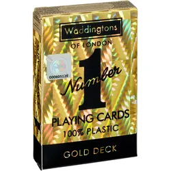 Number 1 Spielkarten Gold Edition