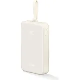 UGREEN 20000mAh Power Bank with Built-in Cable white