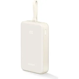 UGREEN 20000mAh Power Bank with Built-in Cable white