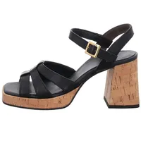 Paul Green Leder-Sandaletten in Schwarz - 37