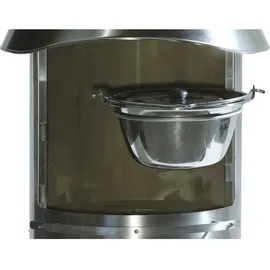 Buschbeck Grilltopf für Gartenkamin Auckland 35 x 16 cm grau/edelstahl