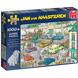 Jumbo Spiele Puzzle 20028 Jan van Haasteren Jumbo geht Einkaufen, 1000 Puzzleteile bunt