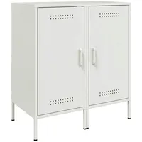 VidaXL Sideboards 2 Stk. Weiß 36x39x79 cm Stahl