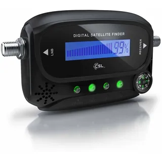 CSL Satfinder, digitaler Satelitensucher mit Anzeige und akustischem Signalton