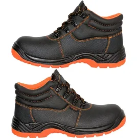 Urgent Arbeitsschuhe Sicherheitsschuhe Schutzschuhe Ankle OHNE Stahlkappe (101OB-OR) Gr. - Schwarz/Orange -