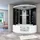AcquaVapore Dampfdusche Whirlpool Dusche Duschkabine K70-SW-TH-EC-SC 150x150cm Schlauchreinigung+scheibenversiegelung