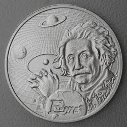 Silbermünze 1oz Albert Einstein 2022 Icons of Inspiration (Niue)