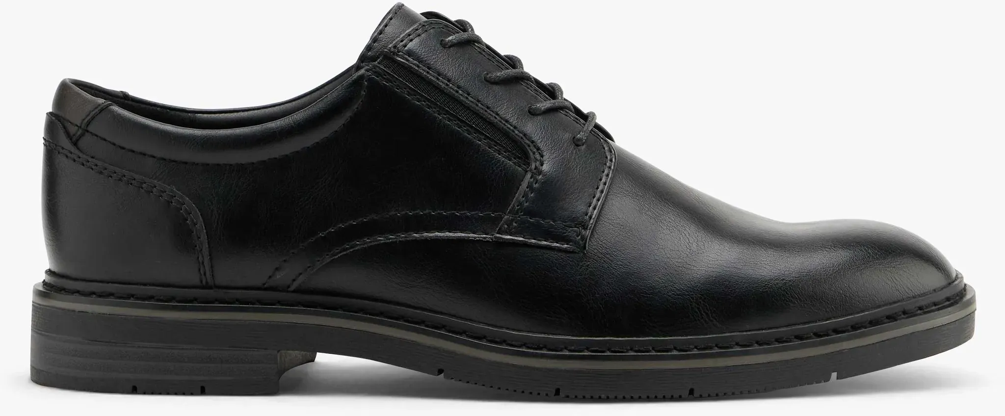 AM SHOE  Businessschuh Schwarz, Herren, Größe: 43, Material: PU/Synthetik - AM SHOE  Businessschuh Schwarz, Herren, Größe: 43, Material: PU/Synthetik - man - Schwarz