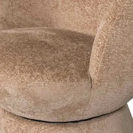 Woood Sessel Shuffle Chenille 73 x 72 x 71 cm Beige drehbar