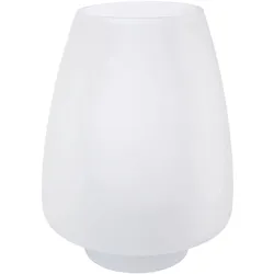Tischvase MY HOME "Noema", weiß, H:21cm Ø:27cm, Glas, Vasen, aus Glas, mit matter Farbgestaltung