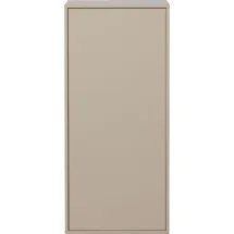 Woood Kleiderschrank Daily Closet aus Kiefer, modern, Dakargrau, mit Push-to-Open-System, 110x50 cm,