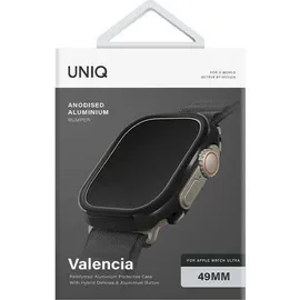 Uniq Valencia-Gehäuse für Apple Watch Ultra 49 mm, Schwarz