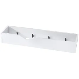 Vladon Garderobenpaneel Kolmio 83,5 x 12,5 x 21 cm Weiß