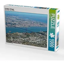 Calvendo Verlag GmbH CALVENDO Puzzle Lissabon, Portugal 1000 Teile Lege-Größe 64x48cm Foto-Puzzle für glückliche Stunden