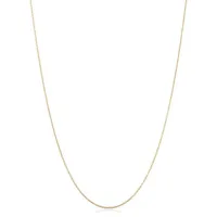 ELLI PREMIUM Kette ohne Anhänger »Halskette Ankerkette Basic Zart 585 Gelbgold goldfarben