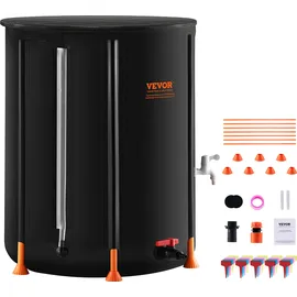 Vevor Regentonne 380 l Schwarz