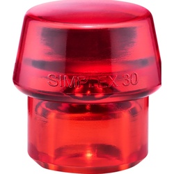 HALDER SIMPLEX Ersatzeinsatz Plastik rot 30mm