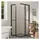 vidaXL Duschkabine ESG 80x80x180 cm