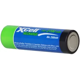 XCell 4x AA Mignon Akku Ni-MH 1,2V 2700mAh + Akku-Box