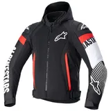 Alpinestars Zaca Air Textiljacke schwarz-weiss-rot, Größe L