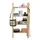 Grundregal Holz 170x80x40cm beige 4 Böden