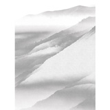 KOMAR Fototapete White Noise Mountain 200 x 280 cm