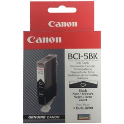 Original Canon Tinten Patrone BCI-5 schwarz für BJC 8200 I 900 9100