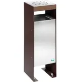 VAR Abfallsammler/Ascher Q 25, deep-brown