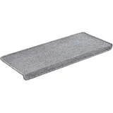 [en.casa] Stufenmatte 65 x 24 cm Hellgrau