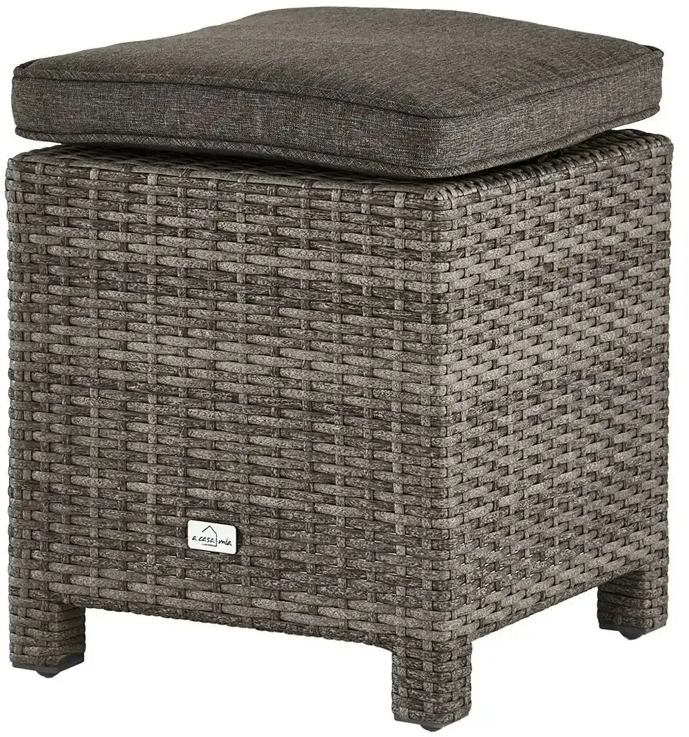 a casa mia Hocker  Bregenz ¦ grau ¦ Maße (cm): B: 37 H: 46