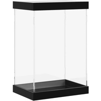 vidaXL Vitrine, Schaukasten Staubschutz, Sammlervitrine für Sammlerstücke Spielzeug Figuren, Ausstellungsbox Acrylbox, Transparent Acryl