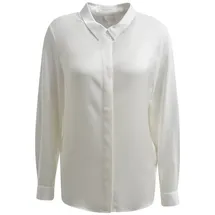 Milano Italy BLOUSE WITH COLLAR, PLACKET AND 1/1 Weiß 38