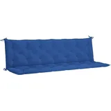vidaXL Bankauflage 200 x 50 x 7 cm blau 2 St.