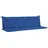 vidaXL Bankauflage 200 x 50 x 7 cm blau 2 St.