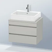 Duravit DuraStyle 70x47,8cm, betongr ma, f Kons, 2 Schub.