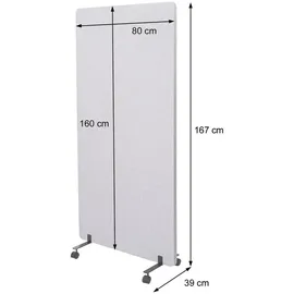 MCW Akustik-Trennwand MCW-G77 167 x 80 cm Grün
